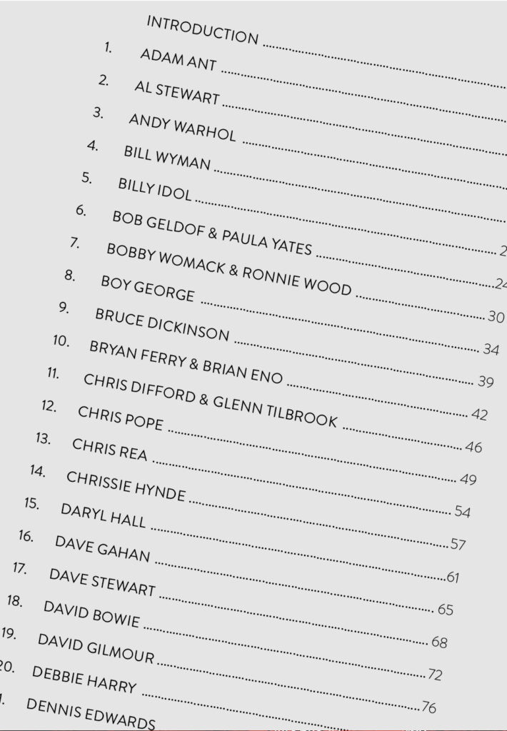 Contents of My Life With Rock N' Roll People by Mike Nicholls.