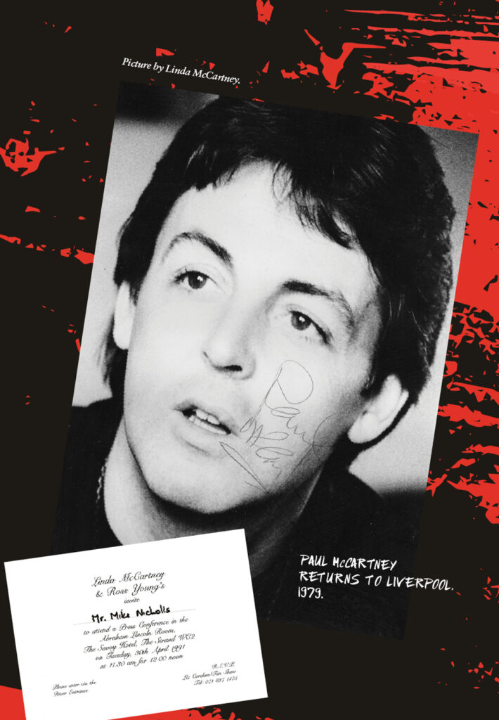 Paul McCartney returns to Liverpool 1979.